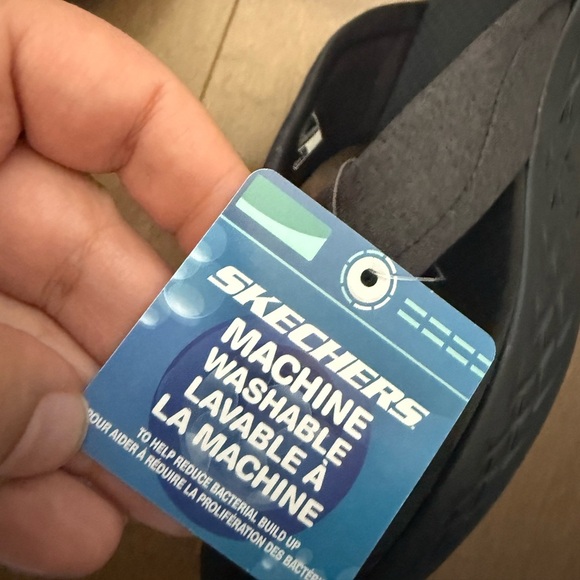 Skechers On The Go 600 Machine Washable Flip Flops black and grey- size 10 NIB - Picture 7 of 11
